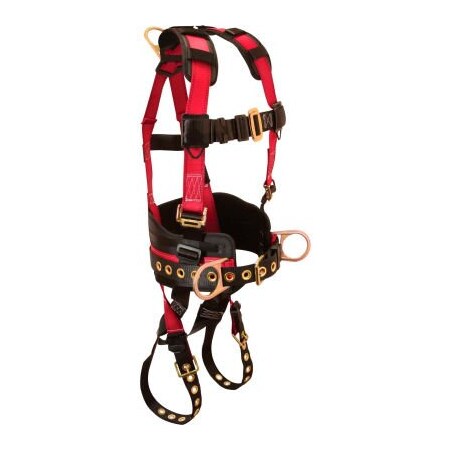 Falltech FallTech Foreman+ 3-D Full Body Harness, 3 D-rings, Size L/XL 7078BLX